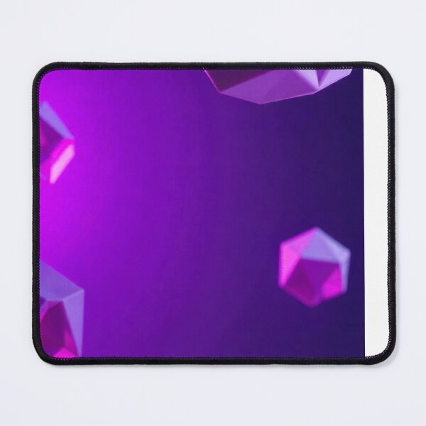 Item preview, Abstract Purple Geometric Background with 3D Polygonal Shapes designed and sold by hjian8219.