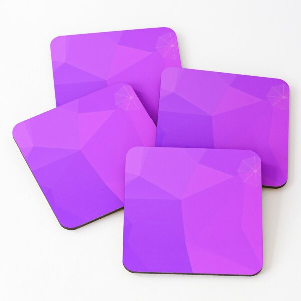 Item preview, Abstract Purple Geometric Background with 3D Polygonal Shapes designed and sold by hjian8219.