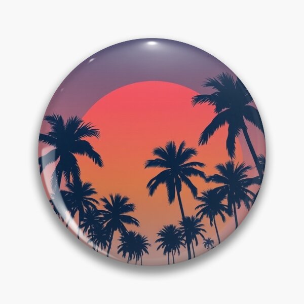 Item preview,  Tropical Palm Silhouettes Background Design designed and sold by hjian8219.