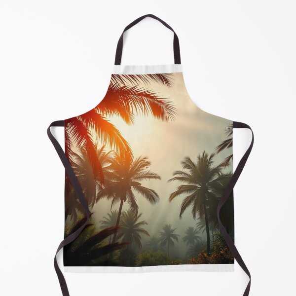 Item preview,  Tropical Palm Silhouettes Background Design designed and sold by hjian8219.