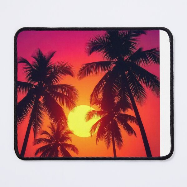 Item preview,  Tropical Palm Silhouettes Background Design designed and sold by hjian8219.