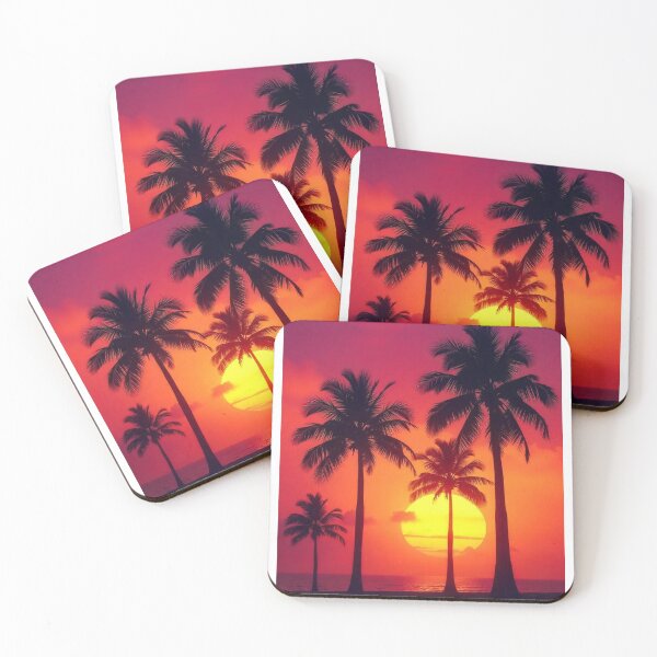 Item preview,  Tropical Palm Silhouettes Background Design designed and sold by hjian8219.