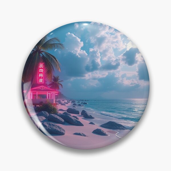 Item preview, Tranquil Beach Paradise Background Design designed and sold by hjian8219.