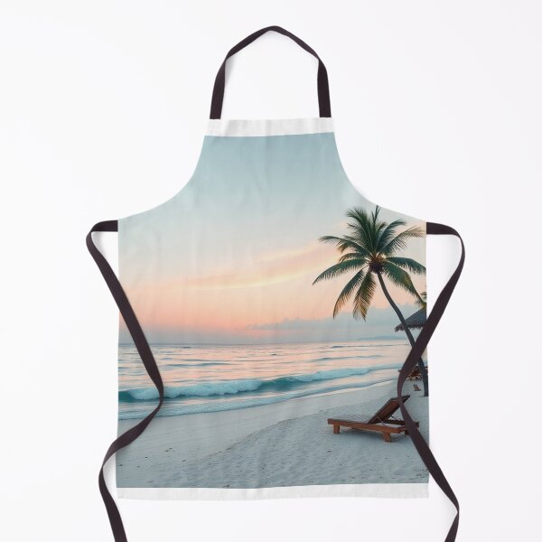 Item preview, Tranquil Beach Paradise Background Design designed and sold by hjian8219.