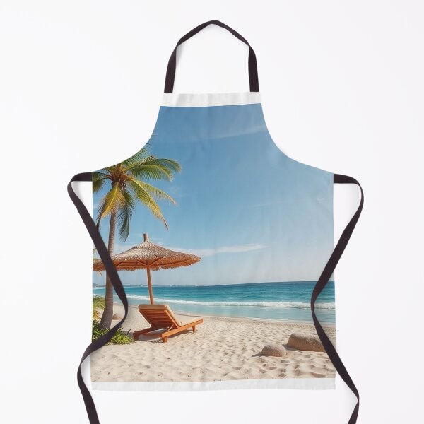 Item preview, Tranquil Beach Paradise Background Design designed and sold by hjian8219.