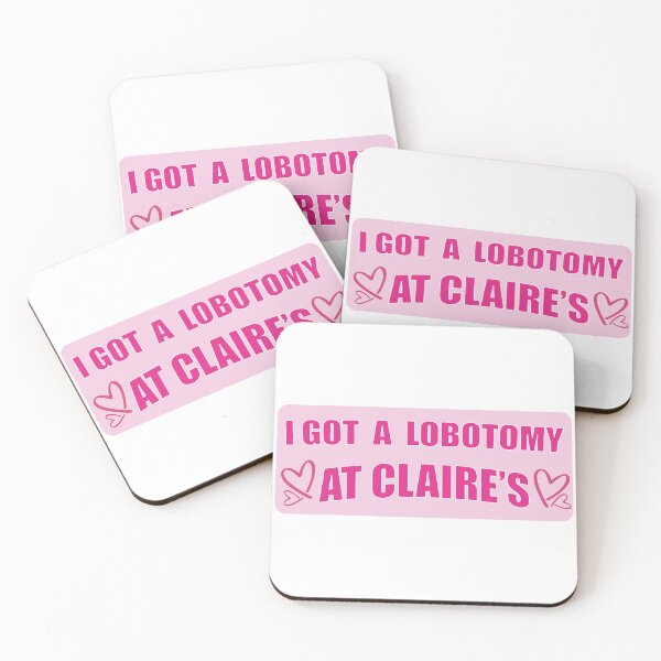 Item preview, I Got A Lobotomy At Claire's Funny Meme Bumper designed and sold by Jaxym.