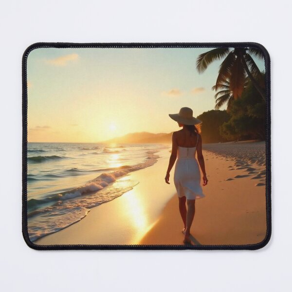 Item preview, Tranquil Beach Paradise Background Design designed and sold by hjian8219.