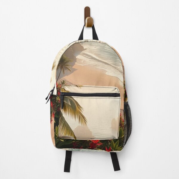 Item preview, Tranquil Beach Paradise Background Design designed and sold by hjian8219.