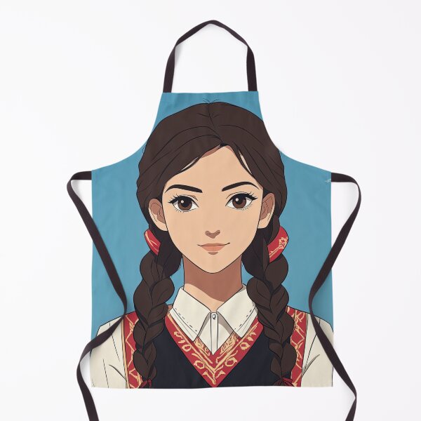 Item preview, Kosovan woman | Anime style designed and sold by ComicsFactory.