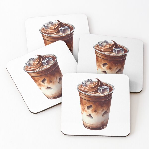 Item preview, Iced Coffee with Whipped Cream designed and sold by Little Care Studio.