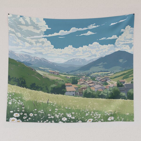 Item preview, Kosovo landscape | Anime style designed and sold by ComicsFactory.