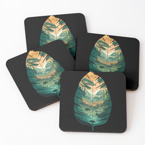 Item preview, Rainforest in banana leaf designed and sold by DragonPurple.