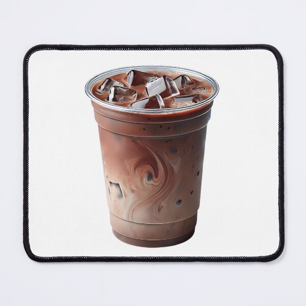 Item preview, Iced Mocha Coffee with Swirls designed and sold by Little Care Studio.
