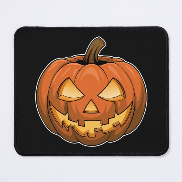 Item preview, Classic Jack-o'-Lantern: Glowing Halloween Pumpkin Print designed and sold by cabana.space.