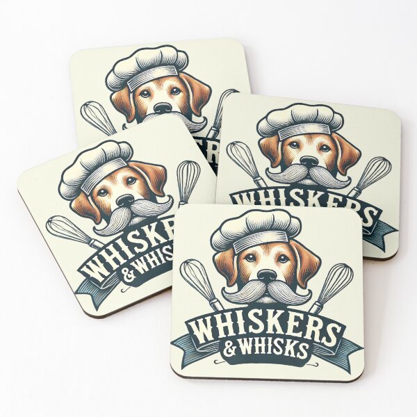 Item preview, Baking Dog Chef with Whisks - Whiskers & Whisks Design designed and sold by M22--.