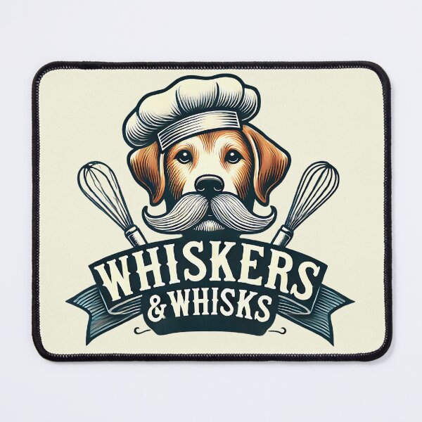 Item preview, Baking Dog Chef with Whisks - Whiskers & Whisks Design designed and sold by M22--.