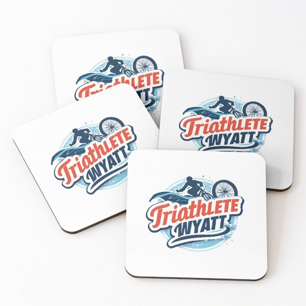 Item preview, Dynamic Triathlete Wyatt - Swim, Bike, Run designed and sold by Triathlongram.
