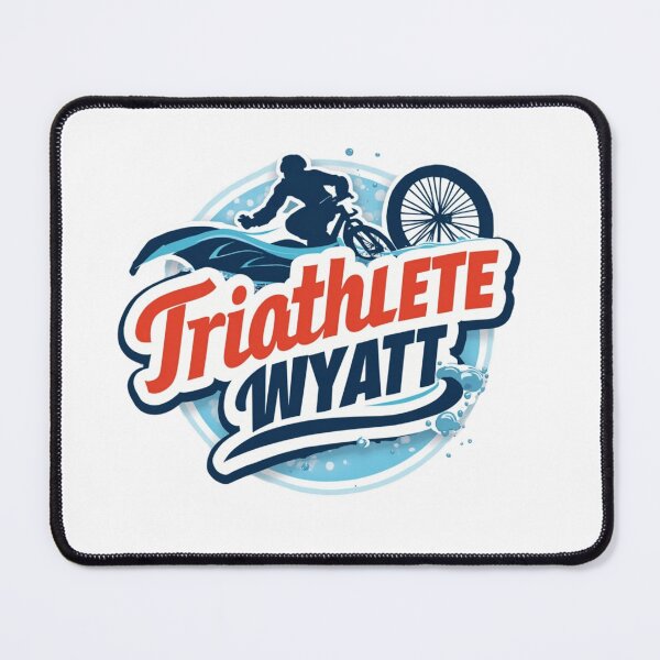 Item preview, Dynamic Triathlete Wyatt - Swim, Bike, Run designed and sold by Triathlongram.