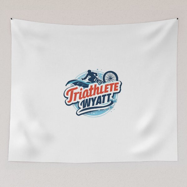 Item preview, Dynamic Triathlete Wyatt - Swim, Bike, Run designed and sold by Triathlongram.