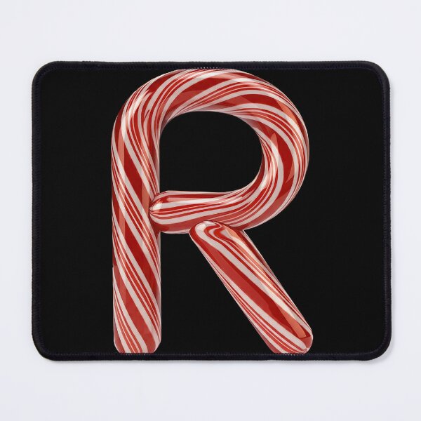 Item preview, CANDY CANE LETTER R designed and sold by ART-TYPE.
