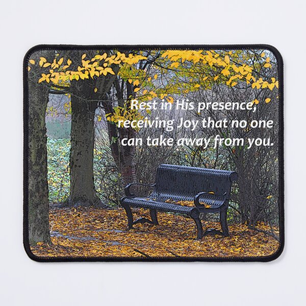 Item preview, Rest In His Presence - Fall Bench designed and sold by KirtTisdale.