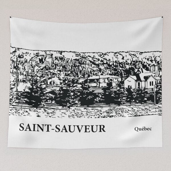 Item preview, Saint-Sauveur Québec designed and sold by Lakeric Cityscapes.