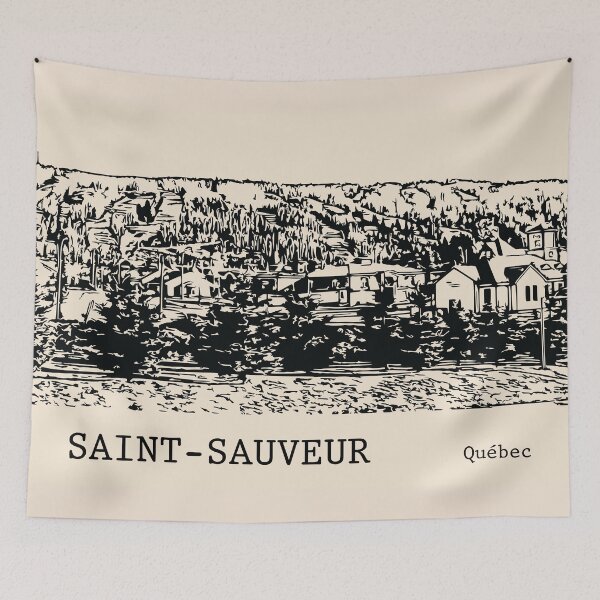 Item preview, Saint-Sauveur Québec designed and sold by Lakeric Cityscapes.
