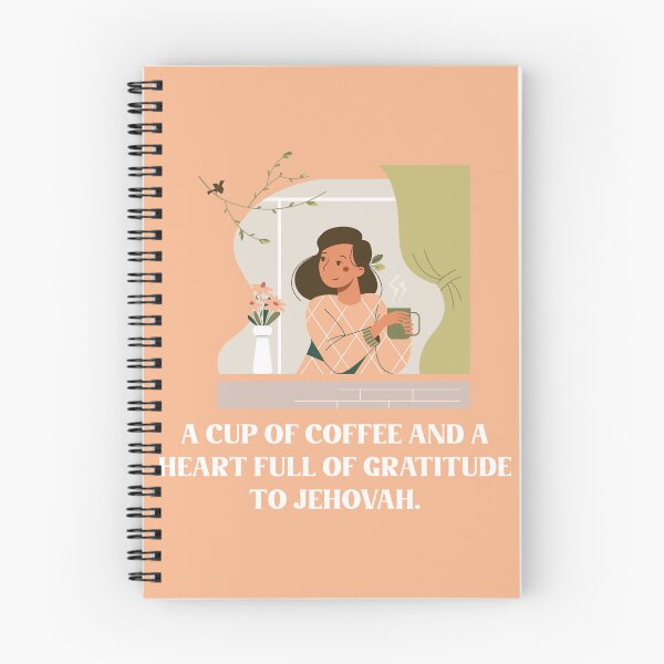 Item preview, A Cup of Coffee and A Heart Full of Gratitude to Jehovah designed and sold by Paper Bee Gift Shop.