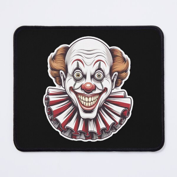 Item preview, Evil Circus Clown: Creepy Halloween Carnival Print designed and sold by cabana.space.