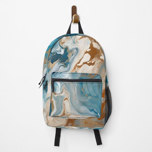 Item preview, ABSTRACT BLUES WITH LIGHT EARTH designed and sold by Ciervo Primavera.