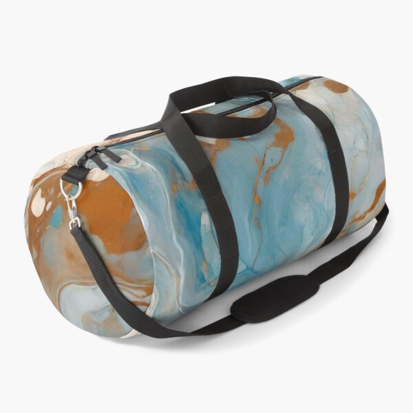 Item preview, ABSTRACT BLUES WITH LIGHT EARTH designed and sold by Ciervo Primavera.