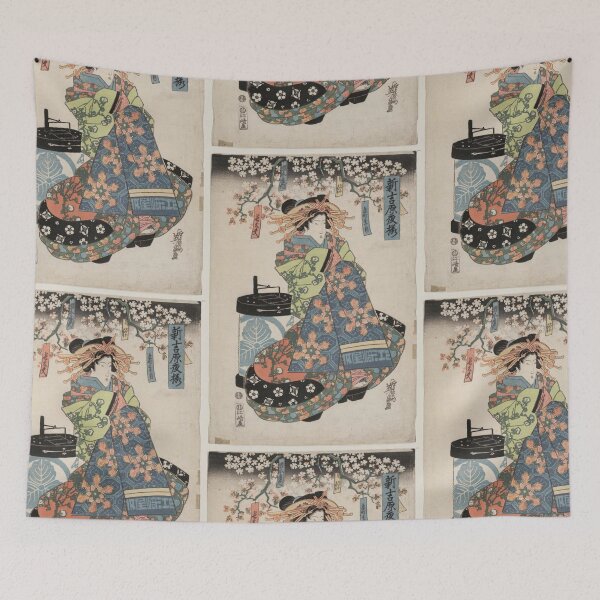 Item preview,  Chôdayû of the Okamotoya, kamuro Kakeo and Koyuki Keisai Eisen designed and sold by TeeARTHY.