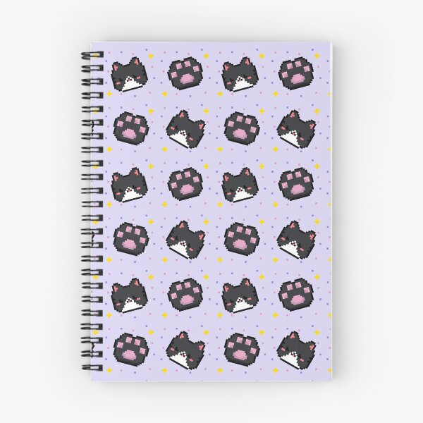 Item preview, Cute Cat Pixel Pattren In Purple  designed and sold by iits-nt.