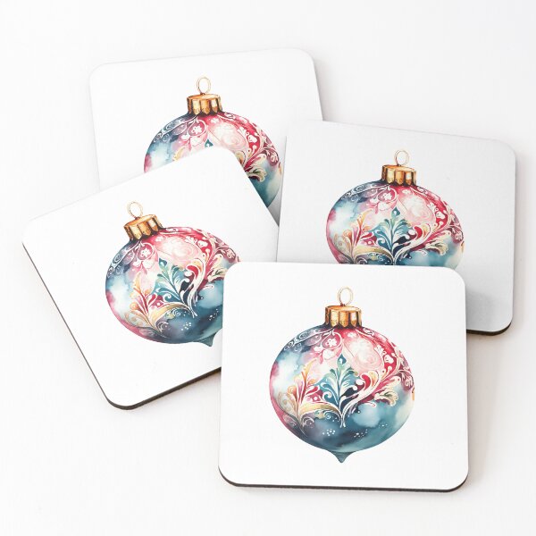 Item preview, Painted Watercolor Christmas Ornament designed and sold by silviaol.