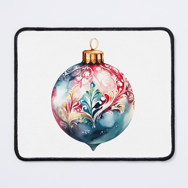 Item preview, Painted Watercolor Christmas Ornament designed and sold by silviaol.
