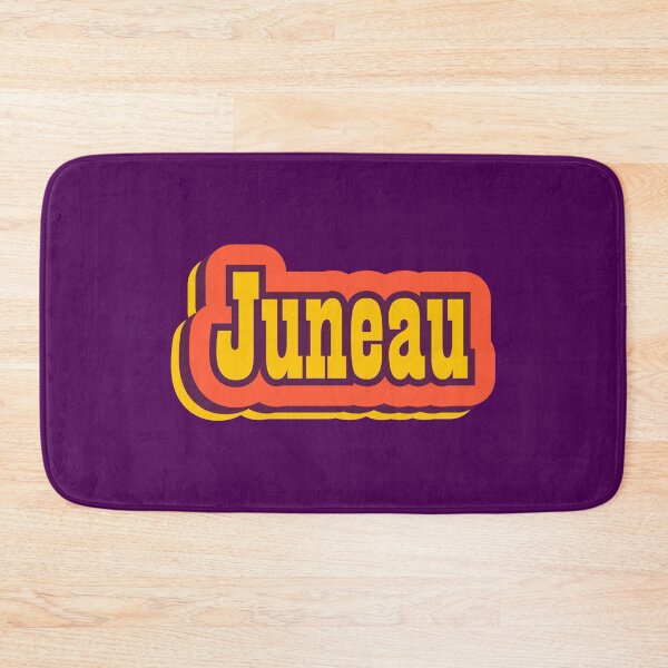 Item preview, Juneau City, Alaska Retro Typography designed and sold by ArtNoveltee.