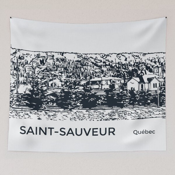 Item preview, Saint-Sauveur Québec designed and sold by Lakeric Cityscapes.