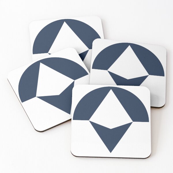 Item preview, Antarctica Flag Round designed and sold by MoonElite.