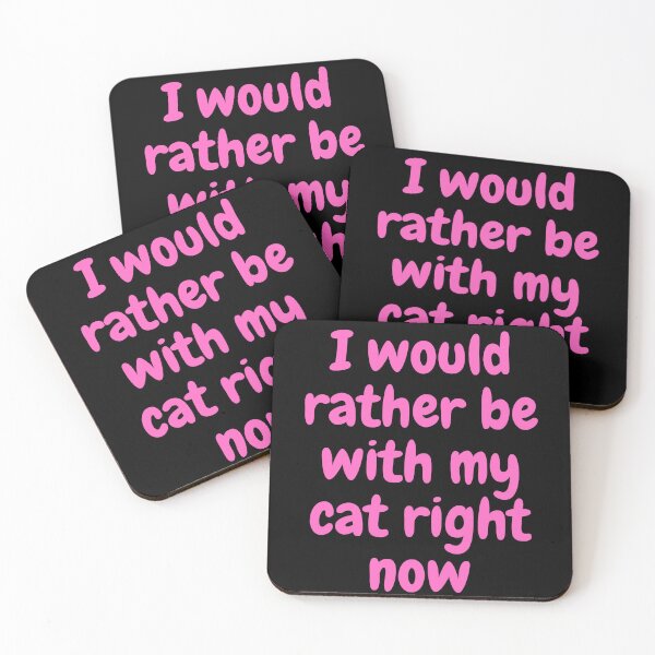 Item preview, i would rather be with my cat right now designed and sold by socrazy3.
