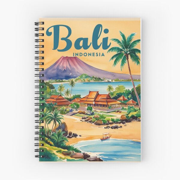 Item preview, Vintage Bali Paradise - Retro Indonesian Travel Poster designed and sold by Heritage Print Co.