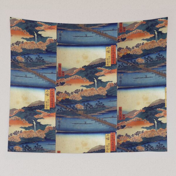 Item preview,   Yamashiro Province, The Togetsu Bridge in Arashiyama   Katsushika Hokusai designed and sold by TeeARTHY.
