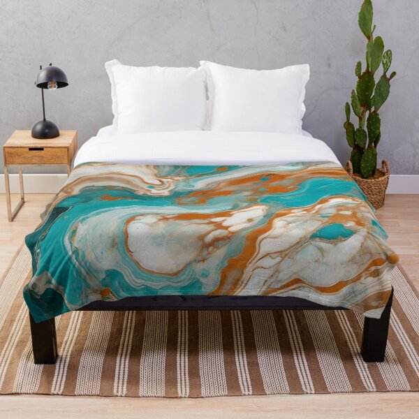 Item preview, Turquoise Marble Texture With Light Earth designed and sold by Ciervo Primavera.