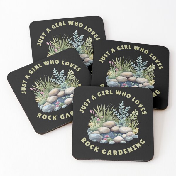 Item preview, Just a Girl Who Loves Rock Gardening designed and sold by XanderWitch Creative.