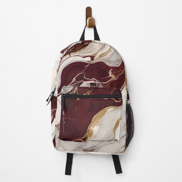 Item preview, Abstract Marbling Burgundy With Light Earth Colors designed and sold by Ciervo Primavera.
