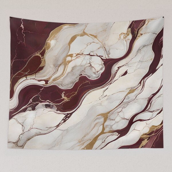 Item preview, Abstract Marbling Burgundy With Light Earth Colors designed and sold by Ciervo Primavera.