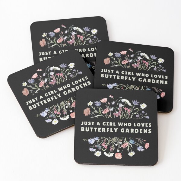 Item preview, Just a Girl Who Loves Butterfly Gardens designed and sold by XanderWitch Creative.