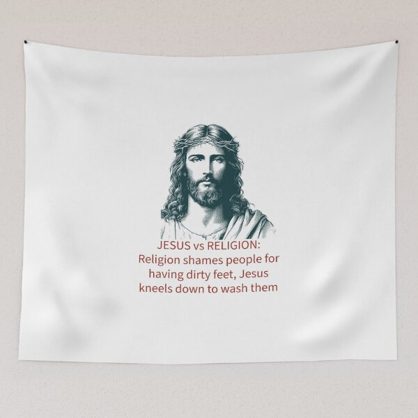Item preview, Jesus vs Religion designed and sold by Woven-in-Jesus.