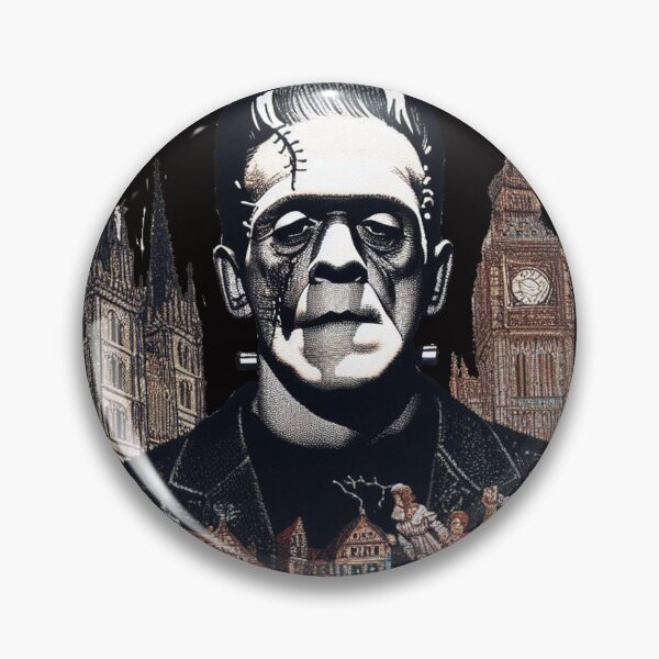 Item preview, Faux embroidery Frankenstein in Switzerland designed and sold by 502Templates.