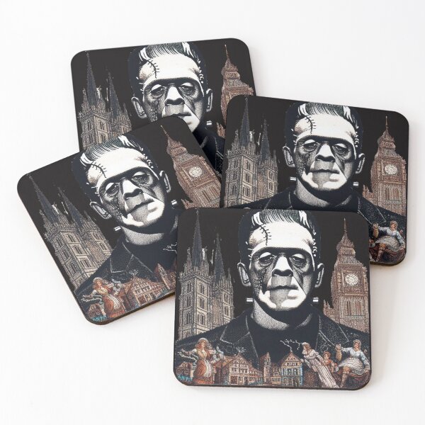 Item preview, Faux embroidery Frankenstein in Switzerland designed and sold by 502Templates.