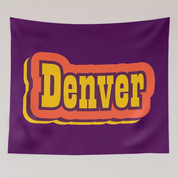 Item preview, Denver, Colorado Retro Typography designed and sold by ArtNoveltee.
